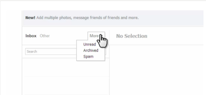 Facebook Messages Inbox