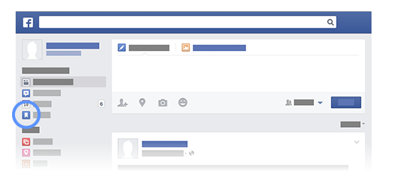 How To Save Facebook Links In News Feed To Read Later On FB 3 find saved items on Facebook
