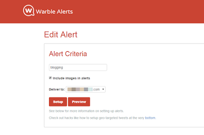 warble alerts