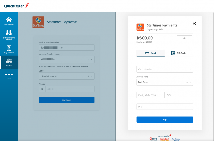 Quickteller Startimes Online Payment - OgbongeBlog