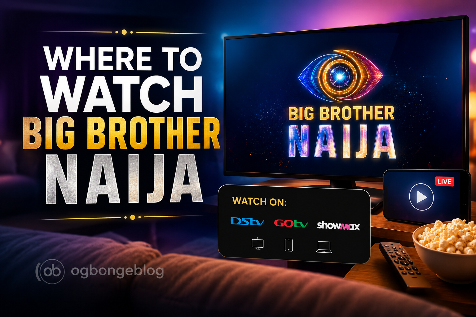 Where To Watch Big Brother Naija